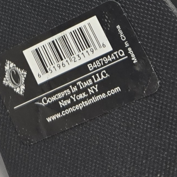 Concepts In Time Turquoise Distressed Ceramic Picture Frame 4x4 Farmhouse Rustic - Picture 8 of 12